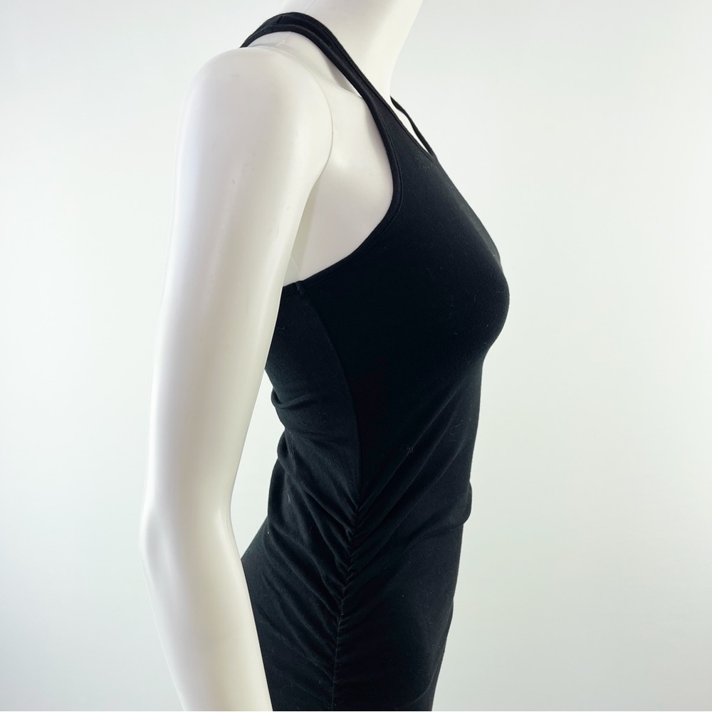 Michael Stars Women's Black Sleeveless Racerback Bodycon Midi Dress Size XS - Picture 5 of 10